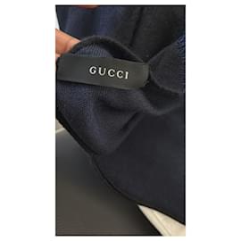 Sciarpa Gucci in lana blu