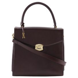 Autre Marque Borsa 2 in 2 in vitello Gold Pfeil