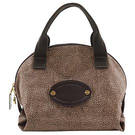 Autre Marque Borsa in nylon con motivo Uzura di Borbonese