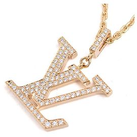 Collana Louis Vuitton 750 Oro Giallo PandaNtif LV GM Q93849