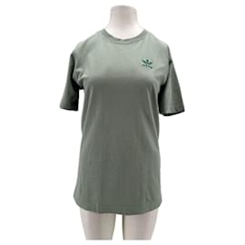 Adidas T-Shirt Grün Baumwolle XS