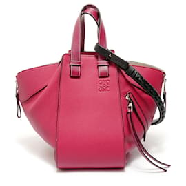Borsa in pelle Hammock Loewe in rosa