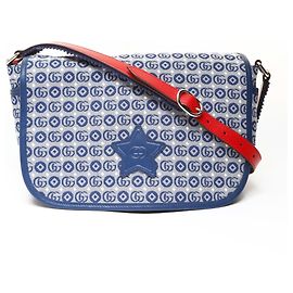 Borsa a Spalla Gucci GG Canvas Star, Blu