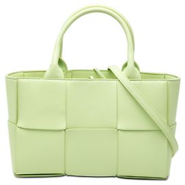 Bottega Veneta Tote Arco Maxi Intrecciato Mini Nappa Verde