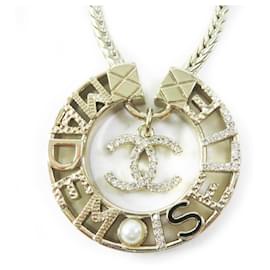Collana Pendente Mademoiselle Rhinestone Coco Mark Y22X di Chanel