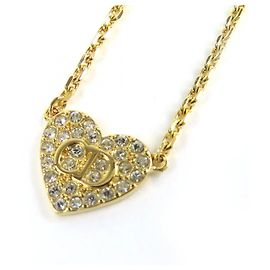 Collana a forma di cuore con strass Clair D Lune di Christian Dior