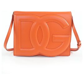 Dolce & Gabbana Borsa a Spalla/Clutch in Pelle DOLCE&GABBANA DG Logo 2 in 1
