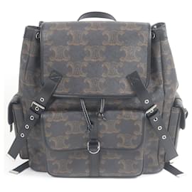 Céline Sac à dos Triomphe en toile enduite CELINE 11181