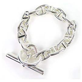 Pulseira de Charme Chaine d'Ancre MM em Prata da Hermès