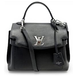 LOUIS VUITTON LOCKME EVER BB SCHWARZE LEDER HANDTASCHE M53937 SCHULTERTASCHE