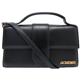 BORSA JACQUEMUS LE GRAND BAMBINO 213BA007 IN PELLE NERA