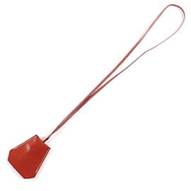 Collier Clochette en cuir vintage Hermès