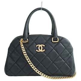 Borsa a mano in pelle caviar trapuntata Chanel