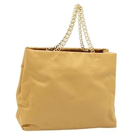 PRADA Borsa a Catena Satin Oro Auth gh1982