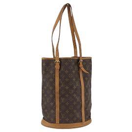 LOUIS VUITTON Borsa a Spalla Monogram Bucket GM M42236 LV Auth ki6621