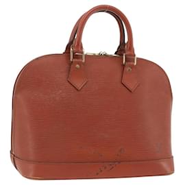 LOUIS VUITTON Borsa a Mano Epi Alma Marrone M52143 LV Auth LNZ957 - Louis Vuitton