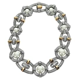 COLLANA LV WINDSOR metallo tono argento MP2199 LV Auth LNZ615SM - Louis Vuitton