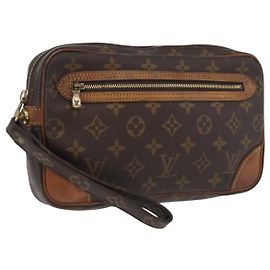 LOUIS VUITTON Clutch Marly Dragonne GM Monogram M51825 LV Auth th6648