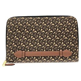 Borsa clutch con logo TB di BURBERRY