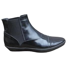 Stivaletti Hogan Beatles in pelle nera