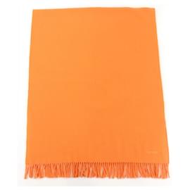 Oranger Cashmere-Schal von Hermès