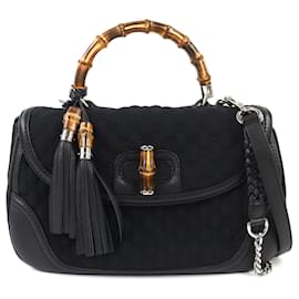 Borsa a mano 2 in 1 Gucci Microssima New Bamboo