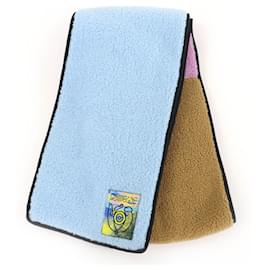 Stola grande in cotone multicolore con logo Loewe