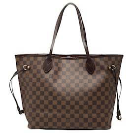 Louis Vuitton Borsa Neverfull MM Damier Ebene Marrone