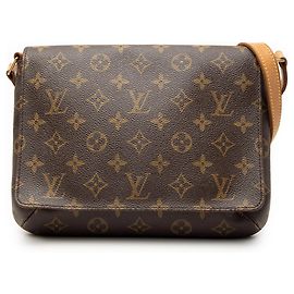 Louis Vuitton Musette Tango Marron Monogram Courte Sangle