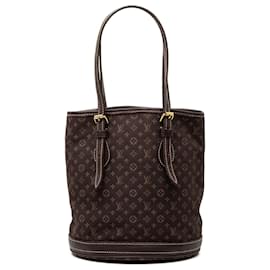 Secchiello PM Mini Lin Monogram Marrone Louis Vuitton