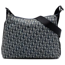 Borsa a tracolla Diorissimo Trotter in tela blu Dior