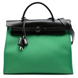 Hermès Borsa Herbag Zip 31 Verde