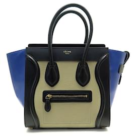 BORSA A MANO CELINE LUGGAGE MICRO IN PELLE TRICOLORE - Céline
