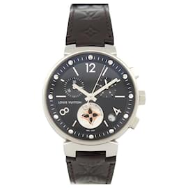 RELOJ LOUIS VUITTON TAMBOUR MOON STAR Q8D11 QUARTZ 38 MM CRONÓGRAFO EN ACERO