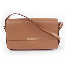 Borsa a spalla in pelle con logo Grace di Burberry