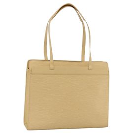 LOUIS VUITTON Borsa Tote Epi Croisette GM Vaniglia M5250A LV Auth ka3320