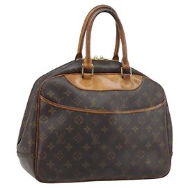 LOUIS VUITTON Borsa a Mano Monogram Deauville M47270 LV Auth BA11692