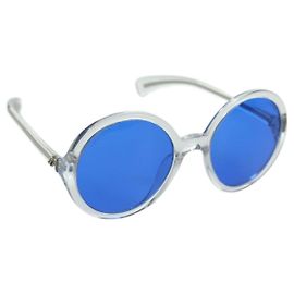 Occhiali da sole CHANEL in plastica trasparente 71287A CC Auth BSZ561M