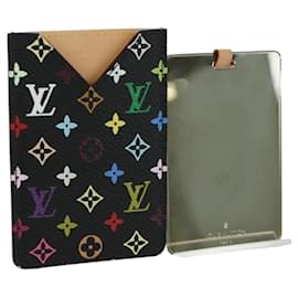 LOUIS VUITTON Specchio da borsa Monogram Multicolore Nero M92650 LV Autentico LNZ876A - Louis Vuitton