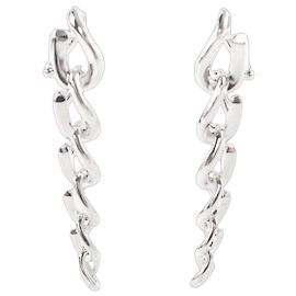 Brincos de elos pendentes em prata Tiffany & Co.
