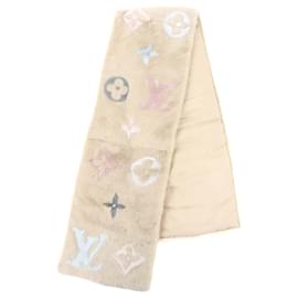 Louis Vuitton Minkgram Monogram Schal