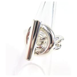Hermes Croisette Band Ring in Silver - Hermès