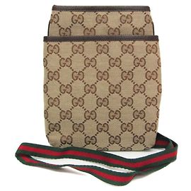 Borsa a Spalla Gucci GG Canvas Sherry Line 141863