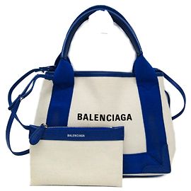 Borsa Cabas XS Balenciaga in blu navy