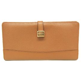 Cartera larga de cuero para mujer Miu Miu