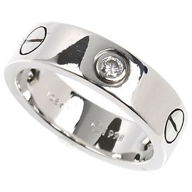 Diamantbandring aus 18K Weißgold von Cartier