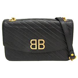 Borsa a Spalla con Catena BB Logo di Balenciaga