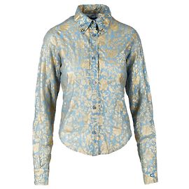 Camisa de algodón serigrafiada Just Cavalli - años 00