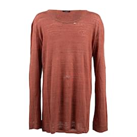 T-shirt a maniche lunghe strappato Balmain - '10s