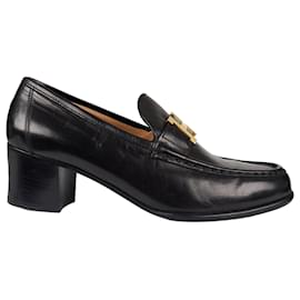 Sapatos de salto em couro Constance Hermès - '10s